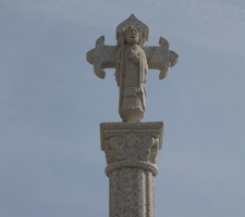 S�mbolo referente al Camino de Santiago Situado al inicio del termino municipal a su paso por el Camino de Santiago.
