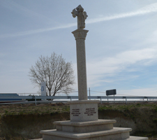 S�mbolo referente al Camino de Santiago Situado al inicio del termino municipal a su paso por el Camino de Santiago.
