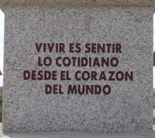 S�mbolo referente al Camino de Santiago Situado al inicio del termino municipal a su paso por el Camino de Santiago.