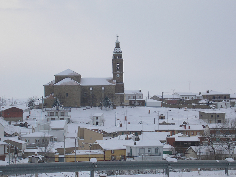 El pueblo nevado