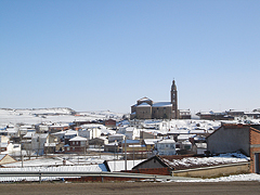 El pueblo nevado