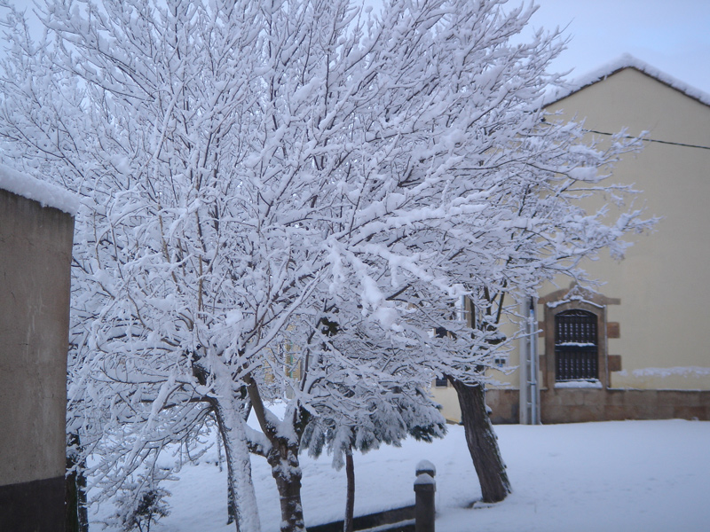 El pueblo nevado