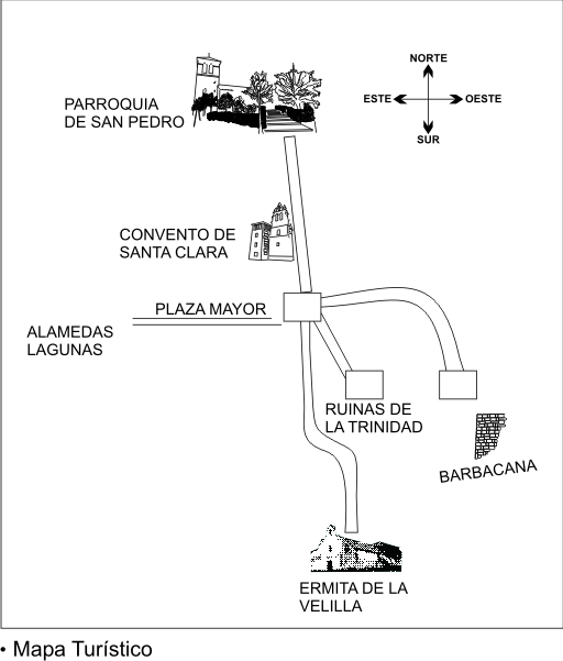 mapa tur�stico villalobos