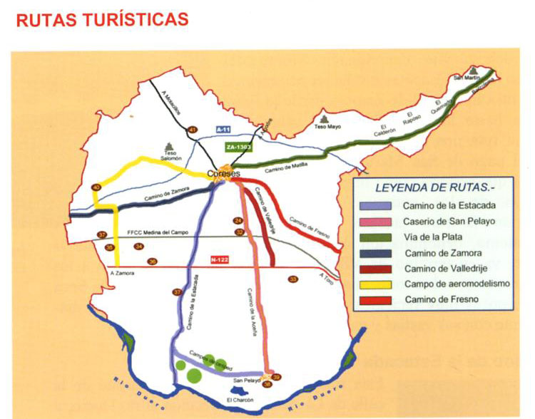 Rutas de Coreses